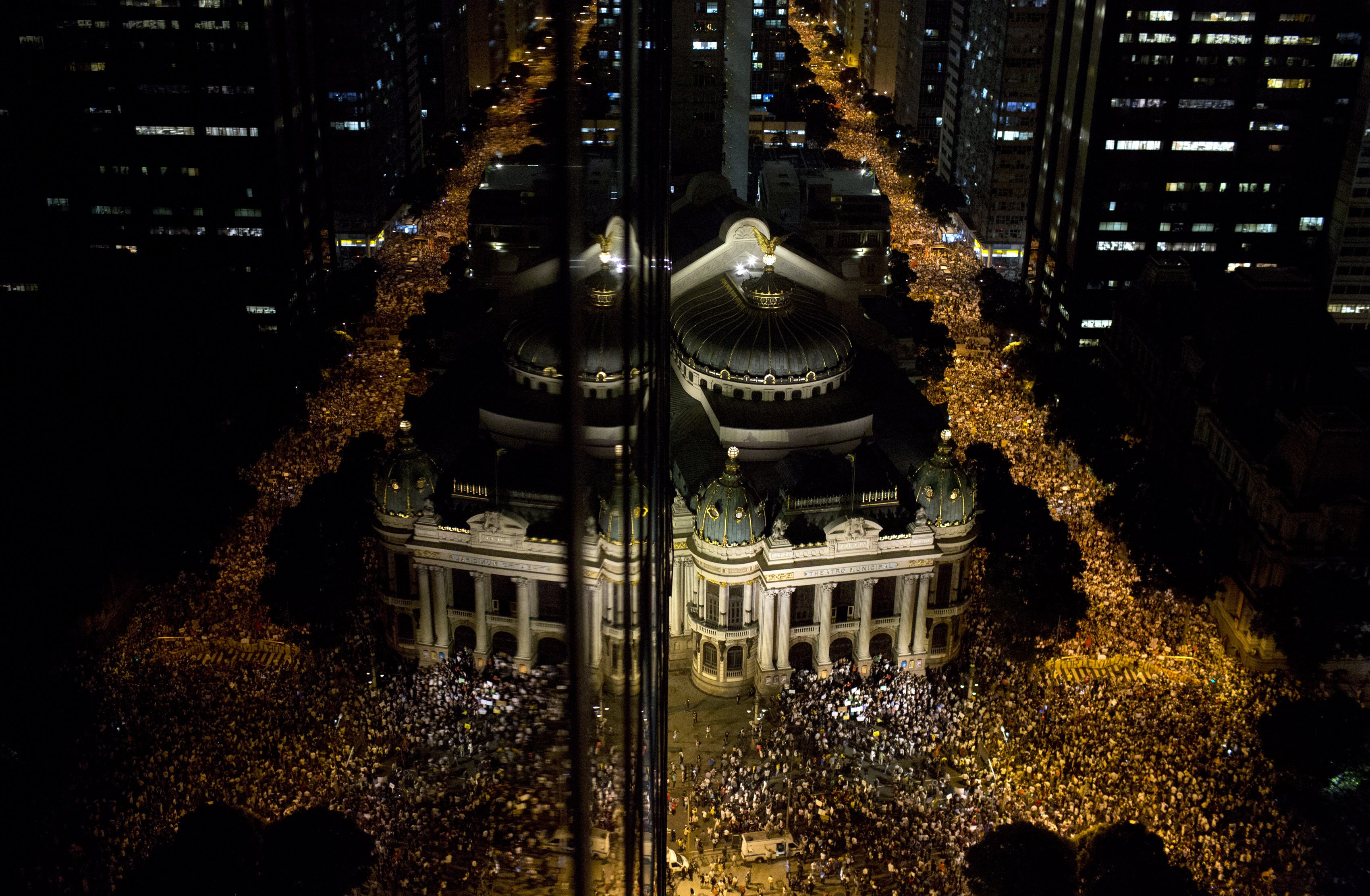 Demo in Rio de Janeiro am 17.06.2013